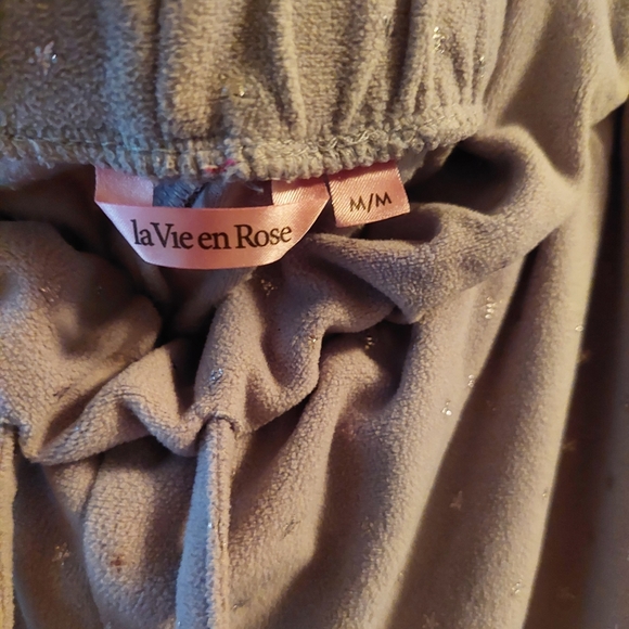 Pajama bottoms, La vie en rose, grey/silver,med - Picture 2 of 4